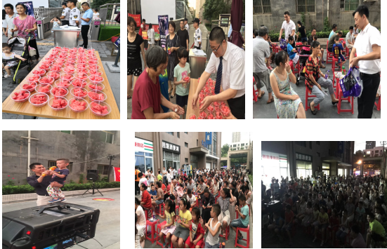 炎炎夏日夜，業(yè)主愜意情