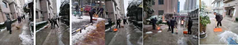 雨雪中的那一份擔當